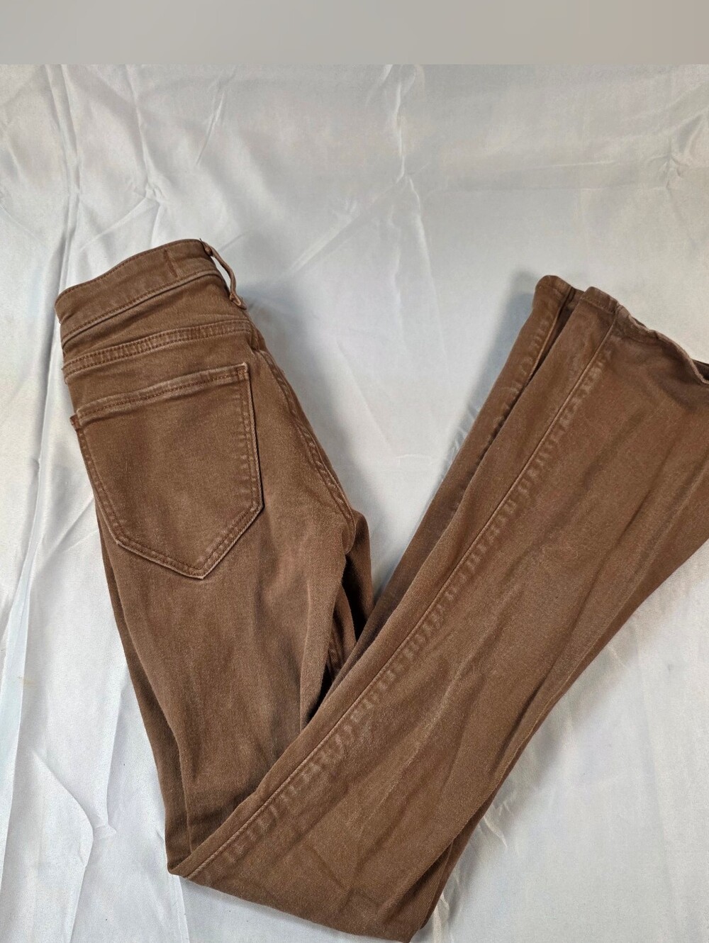 Hollister Women's Skinny Jeans in Warm Brown